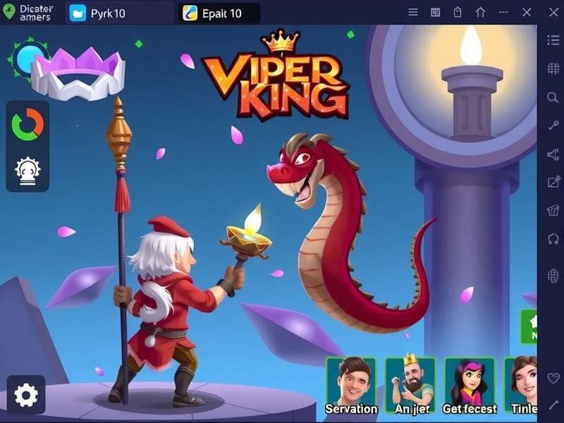 Viper King celebrating Diwali with special lighting effects Viper King Diwali Special Event